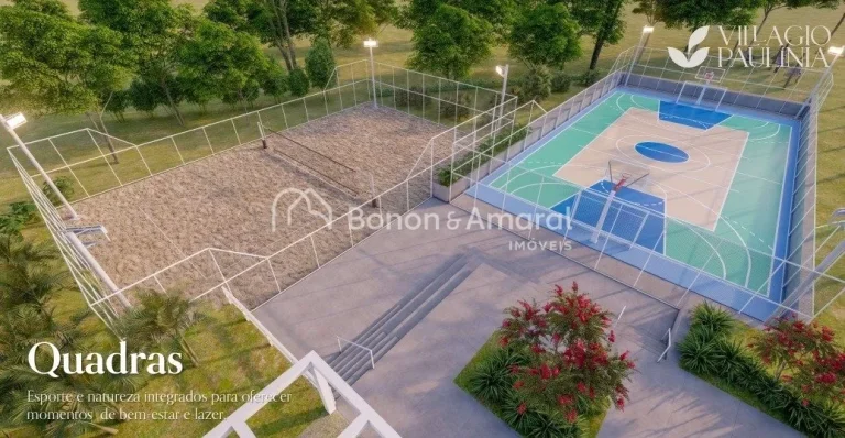 Imagem Excelente lote de esquina com 283 mÂ² Ã  venda no CondomÃ­nio Villagio PaulÃ­nia, PaulÃ­nia.
CondomÃ...
