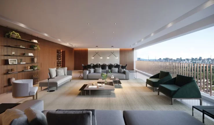 Imagem Condomínio Edifício Pátrio Ibirapuera, apartamento em Ibirapuera São Paulo SP, apartment in São Paulo Brazil, apartamento 4 quartos Ibirapuera Sp