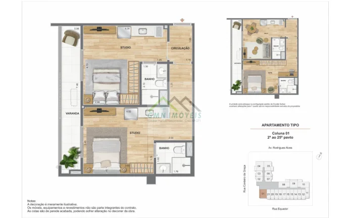 Imagem Farol da Guanabara - Apartamento 1 quarto, Porto Maravilha,RJ