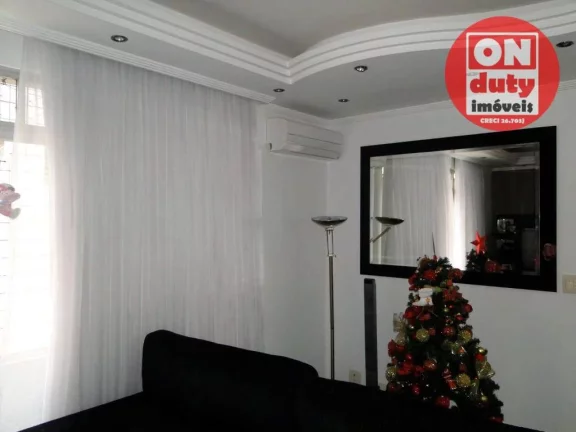 Imagem Apartamento com 2 dormitórios à venda por R$ 450.000 - Encruzilhada - Santos.