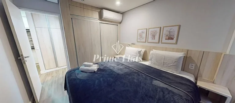 Imagem Flat disponível para venda no Aparthotel Adagio Sao Paulo Moema, com 39m², 1 dormitório e 1 vaga de garagem