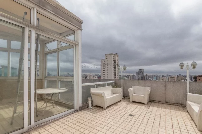 Imagem Ótima cobertura com 600m², Moema Índios, com vista espetacular. Amplo living para vários ambient...