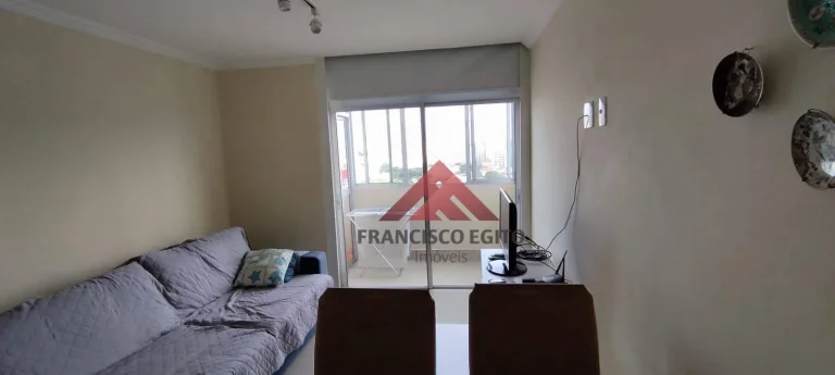 Imagem Apartamento com varanda sala quarto no centro todo montado e com porteira fechada,vaga de garagem na escritu