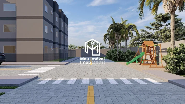 Imagem Residencial Londres Cidade Ocidental APTO 2 Quartos 1 Vaga 41,78m² Guarita Lazer