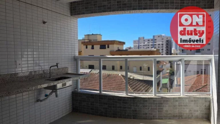 Imagem Apartamento com 2 dormitórios à venda, 77 m² por R$ 970.000,00 - Boqueirão - Santos/SP