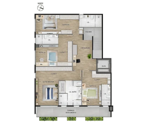 Imagem APARTAMENTO RESIDENCIAL em Curitiba - PR, Batel