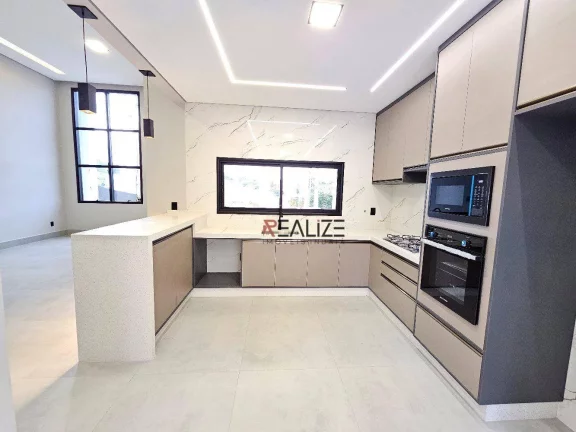 Imagem Casa com 3 suítes e SPA à venda, 140 m² por R$ 1.350.000 - Condomínio Park Gran Reserve - Indaiatuba/SP