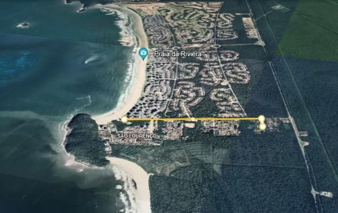 Imagem Terreno à venda, 500 m² por R$ 370.000,00 - Riviera de São Lourenço - Bertioga/SP