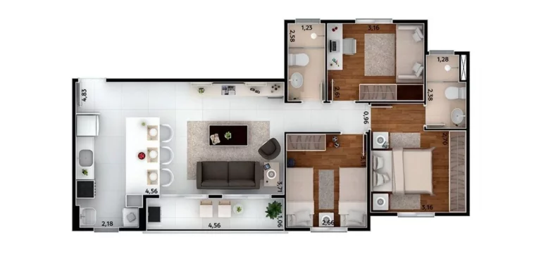 Imagem Apartamento com 2 quartos em Vila Poupança Santana de Parnaiba SP