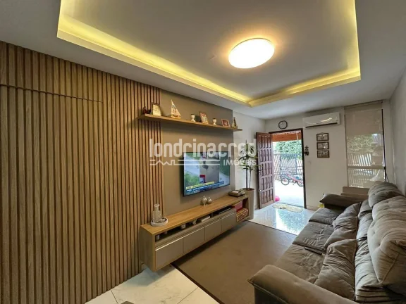 Imagem Casa toda planejada na Zona Norte de Londrina, com área de lazer c/ churrasqueira – conforto, economia e espaço para crescer! 3 vagas e energia solar.