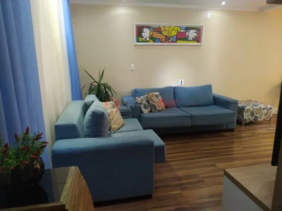 Imagem Sobrado Mobiliado 3 dormitórios Suíte master,varanda , área gourmet ,2 vagas, bairro Jardim Las Vegas ,Santo André