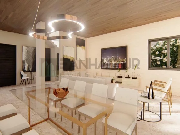 Imagem Vendo casa nova no Jd. Europa - entrega 12 meses Em mais um projeto exuberante e contemporâneo assinado pelo arquiteto Marcelo Franco, responsável p