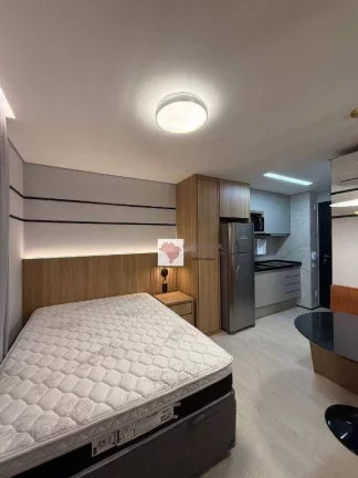 Imagem Apartamento com 1 dormitório para alugar, 24 m² por R$ 3.510,00/mês - Brooklin - São Paulo/SP
