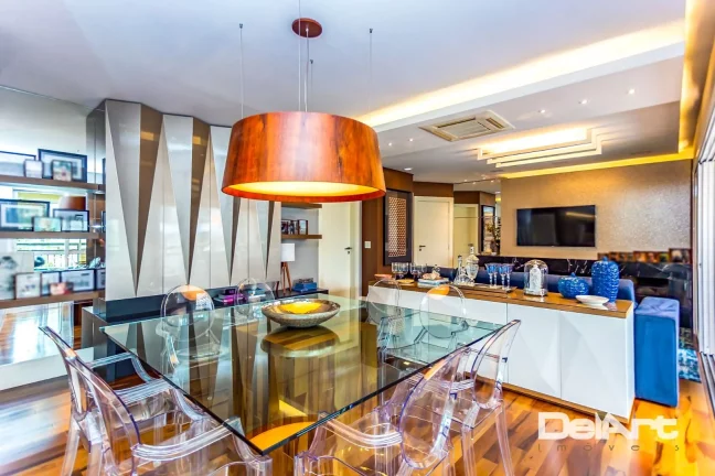 Imagem Apartamento 145m2 - 03 suítes - 04 vagas - todo mobiliado e aconchegante na melhor posição do Cabral...