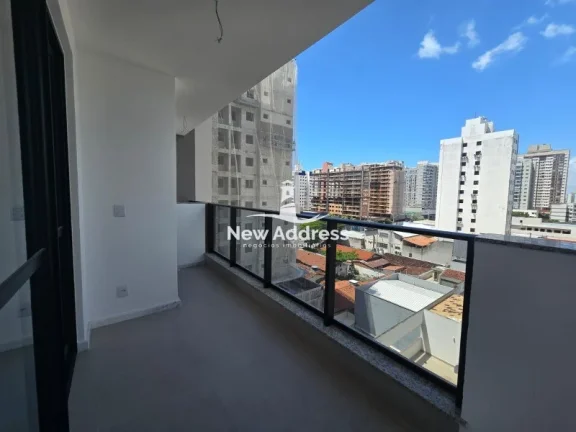 Imagem Apartamento 1 quarto no Ilha de Kiribati. Fechadura eletrônica, duto para coifa, ponto de lava-louças e lazer completo com piscina e sauna.