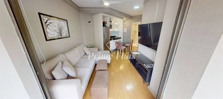 Imagem Flat disponível para venda no Gran Estanconfor Itaim, com 52m², 1 dormitório e 1 vaga de garagem