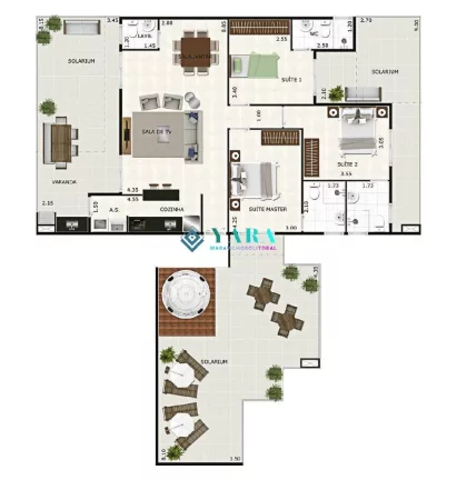 Imagem Apartamento com 2 Quartos à Venda, 57 m² em Praia Grande - Ubatuba