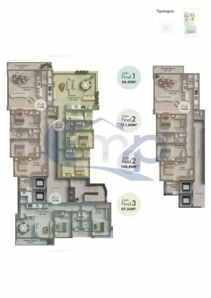Imagem Apartamento á venda com 3 dormitórios no centro de Torres/RS