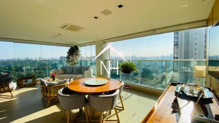 Imagem Apartamento de 251m com 3 suítes, terraço gourmet, 4 vagas c/ depósito, Academia, Piscina Aquecida, Salão de festas, Churrasqueira, Playground, Sauna