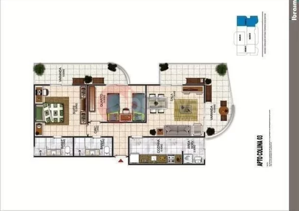 Imagem Apartamento com 1 dormitório à venda, 56 m² por R$ 410.000,00 - Braga - Cabo Frio/RJ