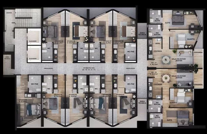 Imagem Flat Moderno e Sofisticado em Manaíra – 21 m² de Conforto Inteligente!