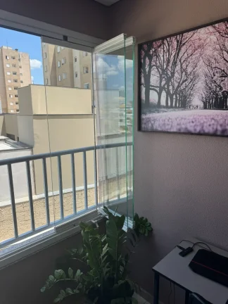 Imagem Apartamento para locação na Vila Rica, Sorocaba-SP: 2 quartos, 1 suíte, 2 salas, 1 vaga, 62m². Venha conferir!