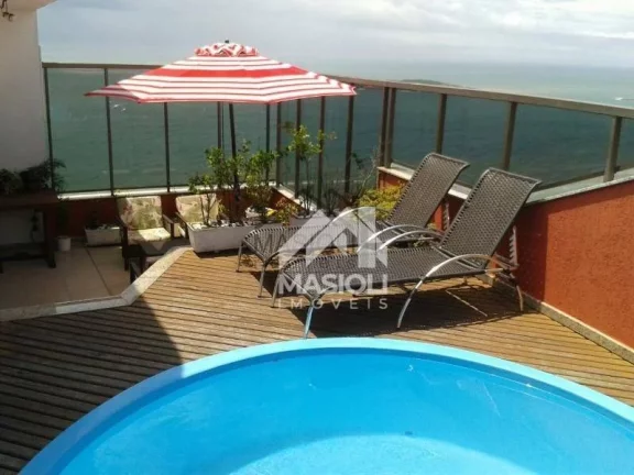 Imagem Apartamento Duplex com 3 dormitórios à venda, 200 m² por R$ 2.500.000,00 - Praia de Itaparica - Vila Velha/ES