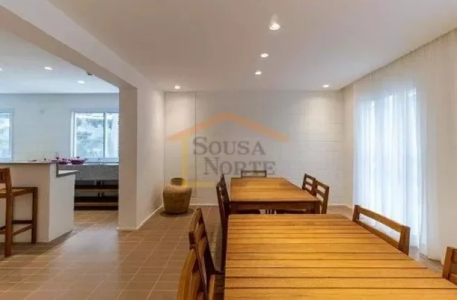 Imagem Apartamento com 1 dormitório, cozinha, banheiro, 26m².

Condomínio com lavanderia, salão de fest...