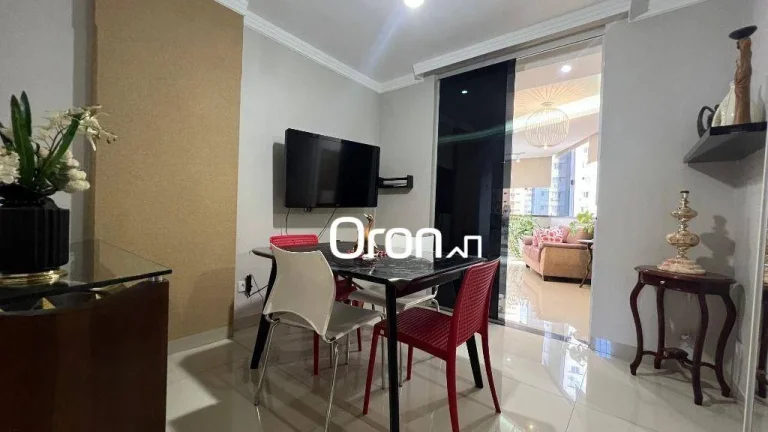 Imagem Apartamento mobiliado com 4 dormitórios à venda, 140 m² por R$ 890.000 - Setor Oeste - Goiânia/GO
