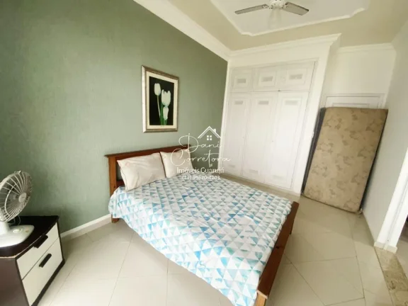 Imagem Apartamento frente mar com vaga nas Pitangueiras: 1 quarto, 2 salas, 1 banheiro, garagem, 70m²!