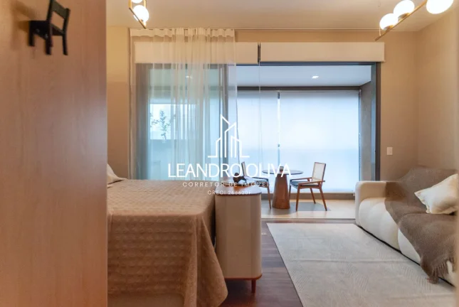 Imagem Condomínio Praça Da Vila - Quer morar ou investir a poucos passos da Praça Pereira Coutinho e Parque do Ibirapuera? Apartamento studio premium espetacular, à venda, na Vila Nova Conceição.