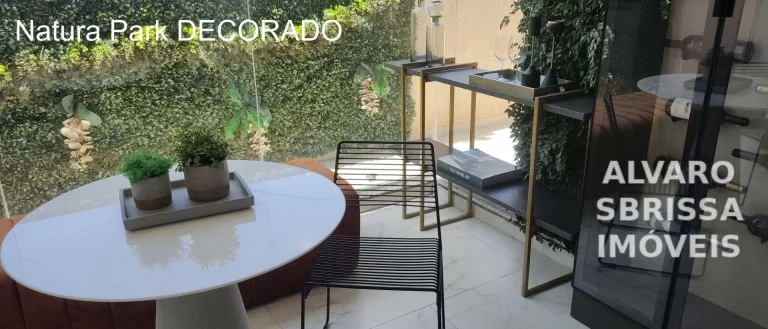 Imagem Apartamento com 3 dormitórios sendo uma suíte em condomínio park, cercado de vegetação, lagos, peixes, locais agradáveis para relaxar e área de lazer