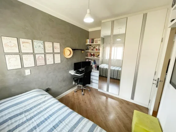 Imagem Apartamento 108M², 3Q, 3 Suítes, 4 Banheiros, 1 Lavabo, 2 Vagas, Varanda Gourmet, Academia, Piscina Aberta e Fechada, Sauna, Churrasqueira, Quadra.