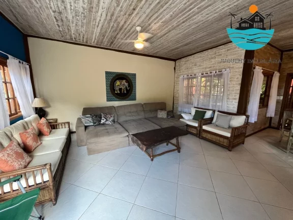 Imagem Casa em Juquehy para Alugar Anual Condomínio fechado com 4 suítes, 300m da praia, piscina coletiva, churrasqueira privativa | Juquehy Imobiliária