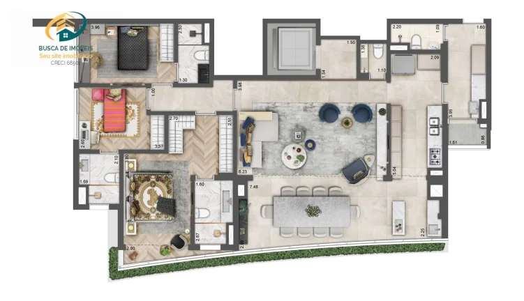 Imagem Apartamento Alto Padrão em Moema, São Paulo/SP