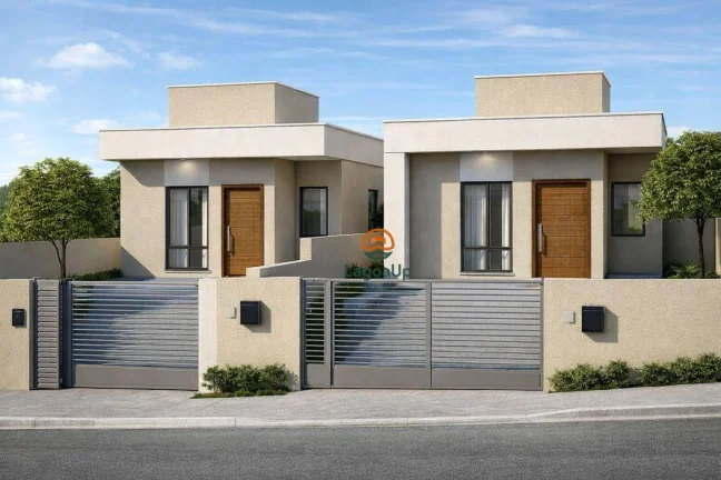 Imagem Casa com 2 dormitórios à venda, 66 m² por R$ 450.000,00 - Aeronautas - Lagoa Santa/MG