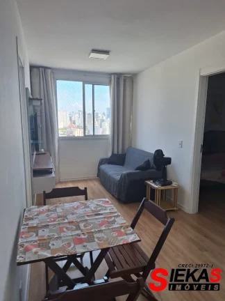 Imagem Apartamento para locação no Brás, São Paulo-SP: 2 quartos, 2 salas, 1 banheiro, 39m² de área.