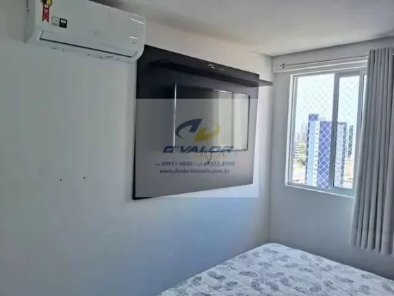 Imagem Vendo Apartamento, Mobiliado, com 59 m², 2 quartos s/ 1 suíte, sala p/ 2 ambientes e vaga