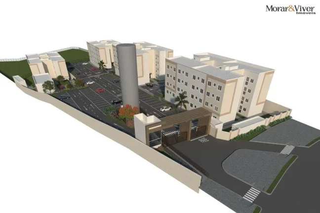 Imagem Apartamento para Venda em São José dos Pinhais, Santo Antônio, 2 dormitórios, 1 banheiro, 1 vaga
