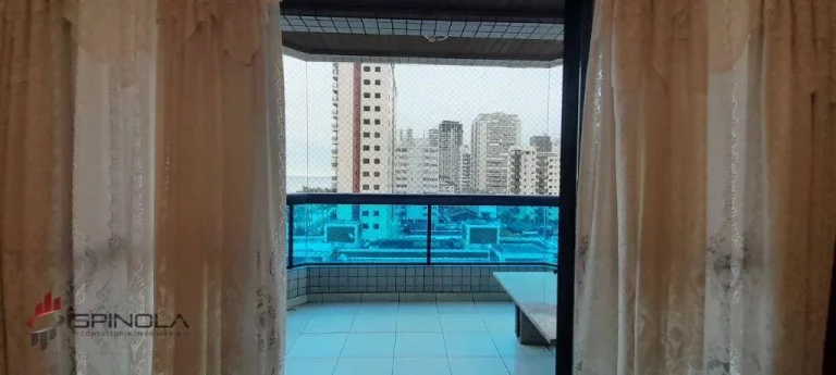 Imagem Apartamento com 3 dormitórios à venda, 117 m² por R$ 550.000,00 - Vila Caiçara - Praia Grande/SP