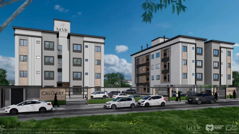 Imagem Apartamento com 2 dormitórios à venda, 46.1 m² por - R$ 303.000,00 - Areias - Tijucas/SC