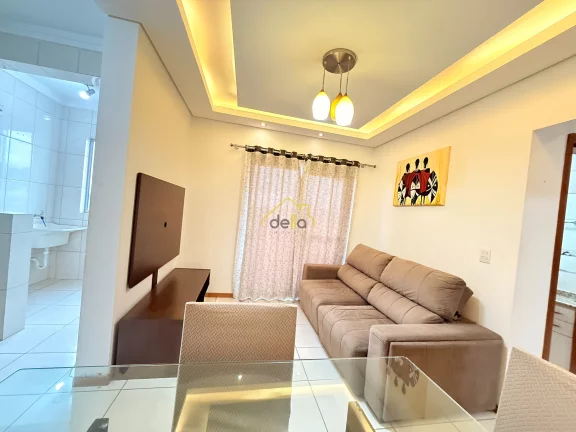Imagem Apartamento mobiliado em andar alto Porteira Fechada no Iririú próximo da Igreja São Sebastião!!