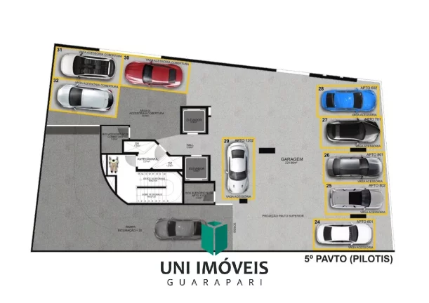 Imagem Lançamento exclusivo na Praia do Morro, apartamentos de 2 Quartos com Suíte, Vaga de Garagem e Lazer.