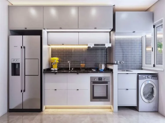 Imagem Apartamento com 1 dorm, Guilhermina, Praia Grande - R$ 392 mil, Cod: 1272
