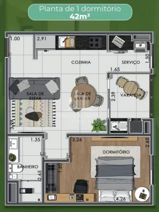 Imagem Cobertura Duplex 83 à 101m², 1 a 2 Dormitórios, Últimas unidades, na Vila Bocaina, Mauá-SP