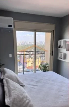 Imagem Apartamento mobiliado, 2 dormitórios, sendo 1 suíte, sala ampla, varanda gourmet com adega, cervej...