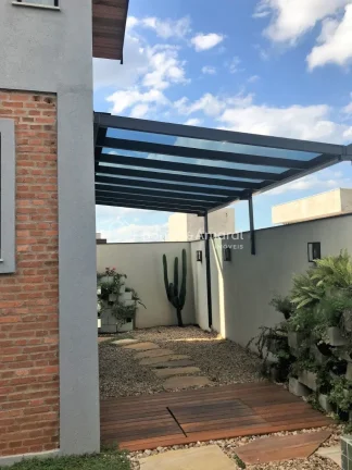 Imagem Sobrado de alto padrão à venda no Condomínio La Dolce Vita, em Paulínia. No piso superior, são ...