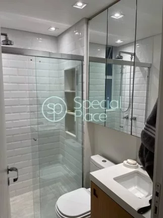 Imagem Ótimo apartamento mobiliado em Pinheiros. São 110m2 de área privativa, 3 dormitórios e 1 vaga na...