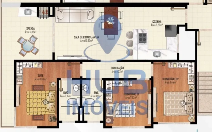 APARTAMENTO FRENTE MAR COM ENTREGA EM MARÇO/2026