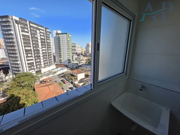 Imagem Apartamento na Guilhermina em Praia Grande com 1 Dormitório Suíte